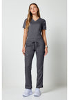 Pewter - Cherokee Cherokee WW Revolution Women's Scrub Pants - Detail 1 View