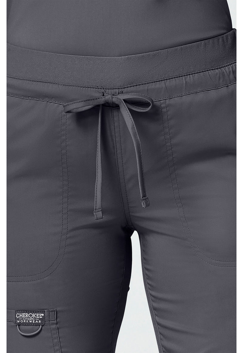 Pewter - Cherokee Cherokee WW Revolution Women's Scrub Pants - Detail 2 View