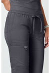 Pewter - Cherokee Cherokee WW Revolution Women's Scrub Pants - Detail 3 View