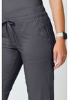Pewter - Cherokee Cherokee WW Revolution Women's Scrub Pants - Detail 4 View