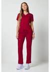 Red - Cherokee Cherokee WW Revolution Women's Scrub Pants - Detail 1 View