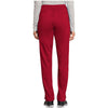 red - Mid Rise Tapered Leg Drawstring Pant
