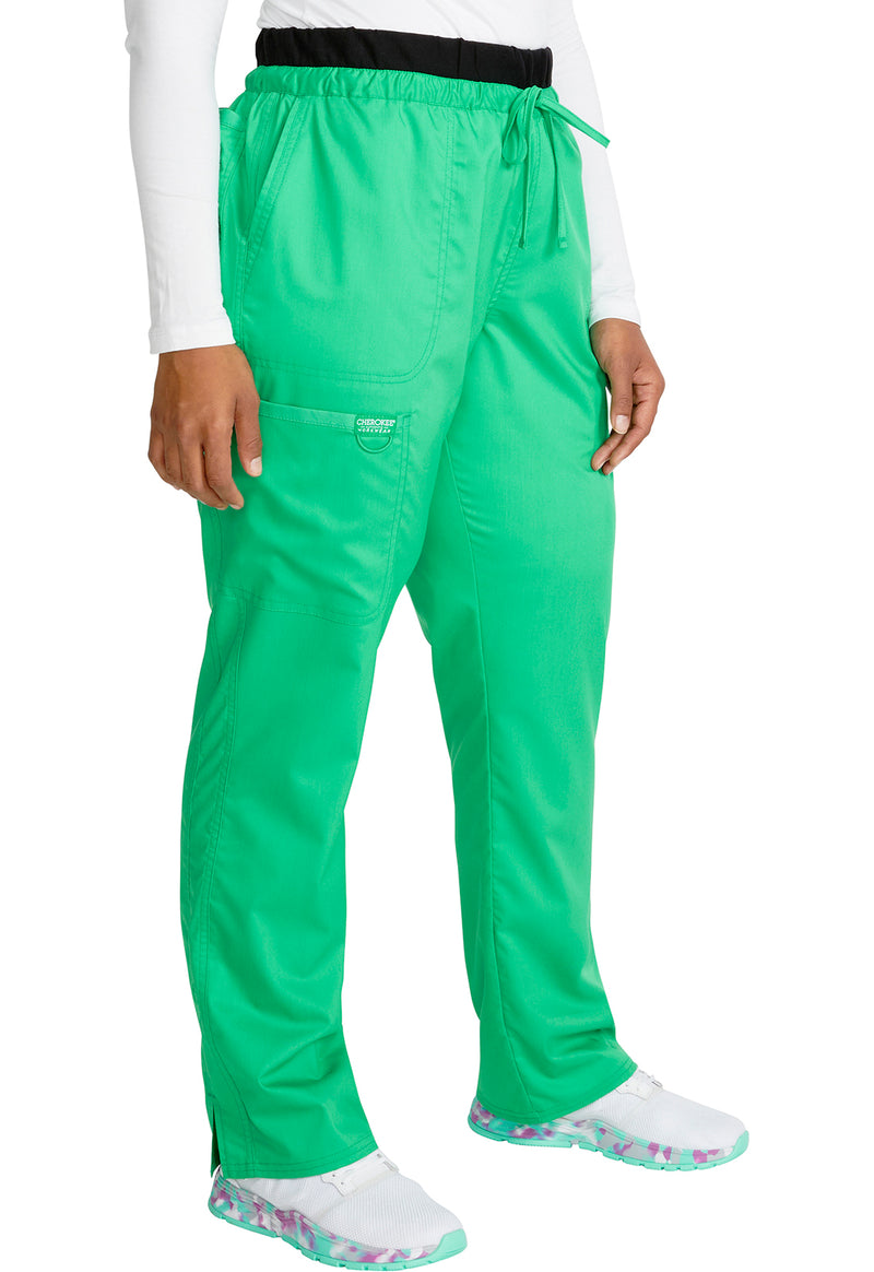 Sparkling Jade - Cherokee Cherokee WW Revolution Women's Scrub Pants - Right Side View