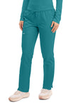 Teal Blue - Cherokee Cherokee WW Revolution Women's Scrub Pants - Left Side View