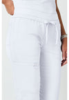 White - Cherokee Cherokee WW Revolution Women's Scrub Pants - Detail 3 View