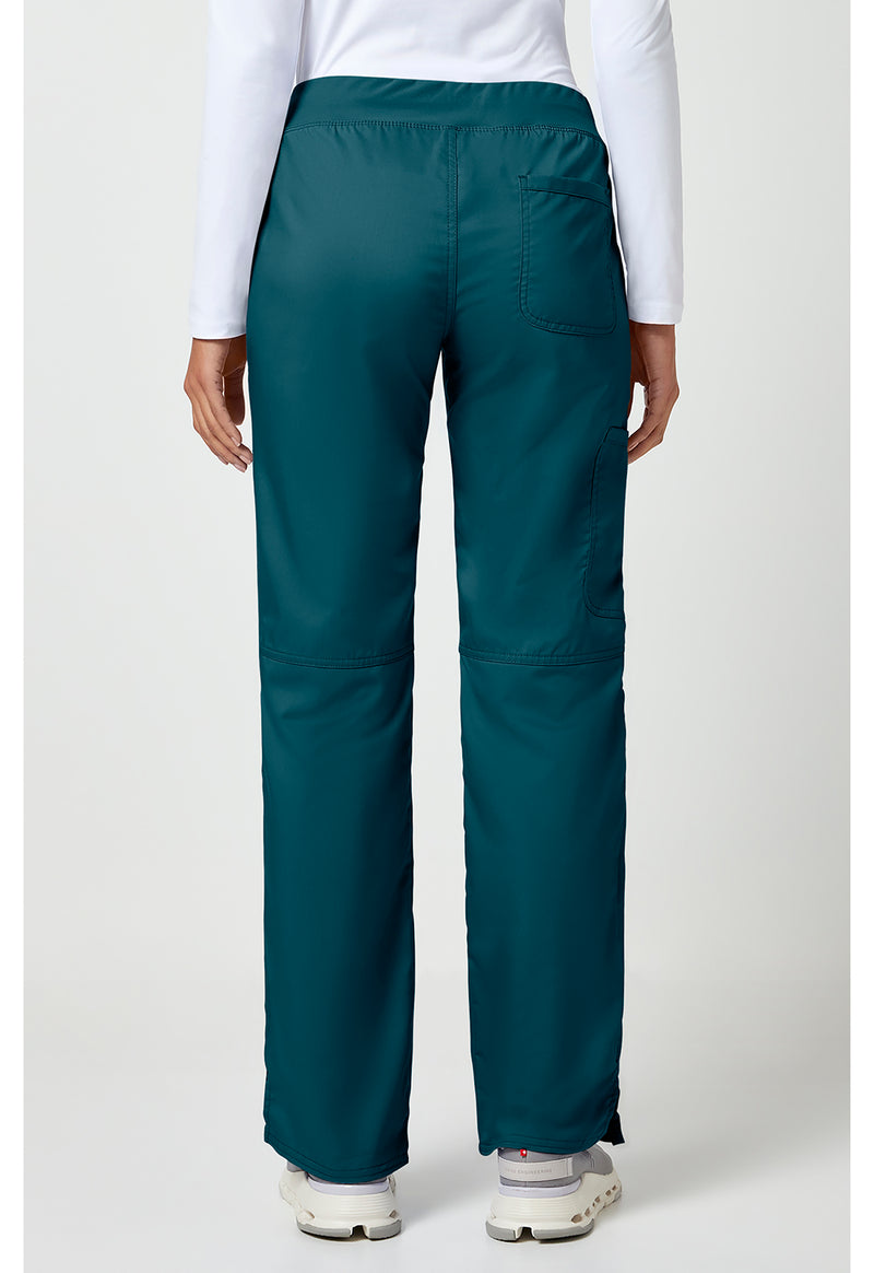Caribbean Blue - Cherokee WW Revolution Women Scrub Pants - Back View