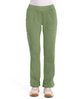 Celery Green - Cherokee WW Revolution Women Scrub Pants - Front View