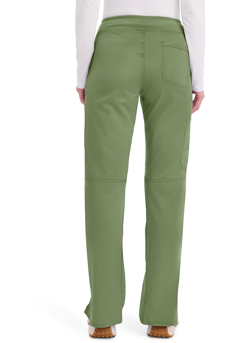 Celery Green - Cherokee WW Revolution Women Scrub Pants - Back View