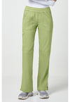 Cucumber - Cherokee WW Revolution Women Scrub Pants - Front View