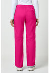Electric Pink - Cherokee WW Revolution Women Scrub Pants - Back View