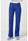 Galaxy Blue - Cherokee WW Revolution Women Scrub Pants - Front View
