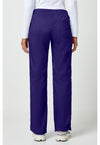 Grape - Cherokee WW Revolution Women Scrub Pants - Back View