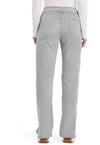 Grey - Cherokee WW Revolution Women Scrub Pants - Back View