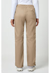 Khaki - Cherokee WW Revolution Women Scrub Pants - Back View