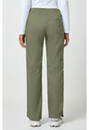 Olive - Cherokee WW Revolution Women Scrub Pants - Back View