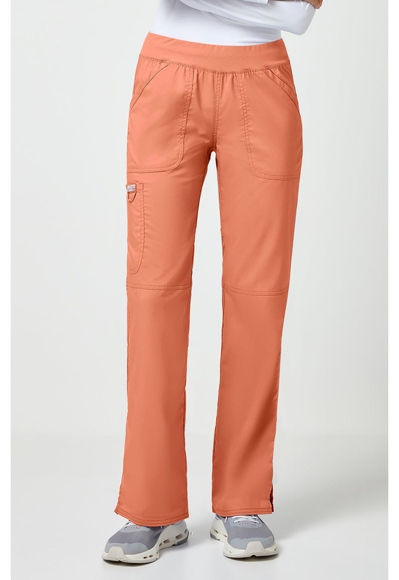 Papaya Juice - Women's Mid Rise Straight Leg Pull-on Scrub Pants