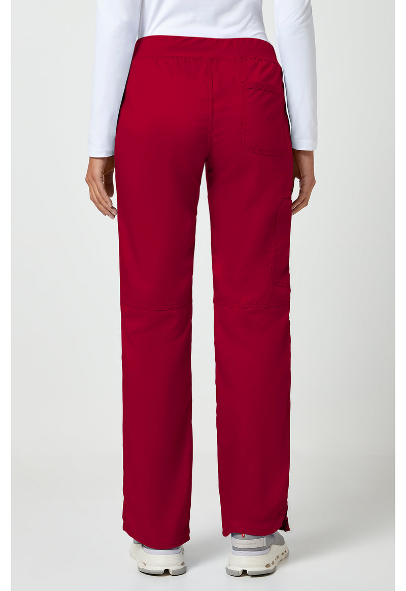 Red - Cherokee WW Revolution Women Scrub Pants - Back View