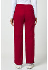 Red - Cherokee WW Revolution Women Scrub Pants - Back View