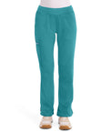 Teal Blue - Cherokee WW Revolution Women Scrub Pants - Front View