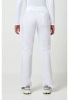 White - Cherokee WW Revolution Women Scrub Pants - Back View