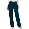 caribbean blue - Mid Rise Straight Leg Pull-on Pant