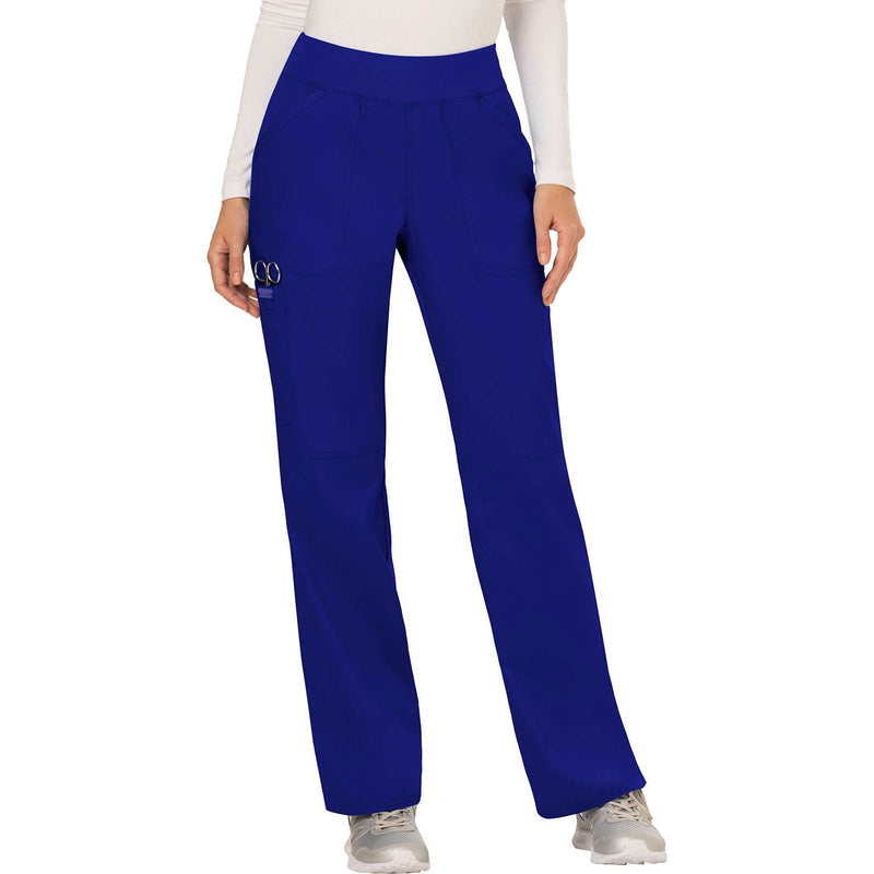galaxy blue - Mid Rise Straight Leg Pull-on Pant