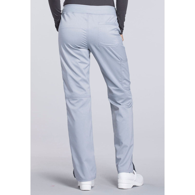 grey - Mid Rise Straight Leg Pull-on Pant