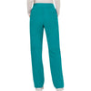 teal blue - Mid Rise Straight Leg Pull-on Pant