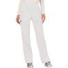 white - Mid Rise Straight Leg Pull-on Pant