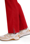 Red - Women's Mid Rise Straight Leg Pull-on Scrub Pants – Tall (View 3)