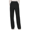 black - Mid Rise Straight Leg Pull-on Pant