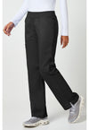 Black - Cherokee Cherokee WW Revolution Women's Scrub Pants - Left Side View