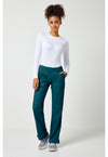 Caribbean Blue - Cherokee Cherokee WW Revolution Women's Scrub Pants - Detail 1 View
