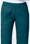 Caribbean Blue - Cherokee Cherokee WW Revolution Women's Scrub Pants - Detail 2 View