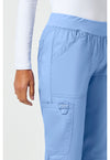 Ciel Blue - Cherokee Cherokee WW Revolution Women's Scrub Pants - Detail 3 View