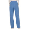 ciel blue - Mid Rise Straight Leg Pull-on Pant