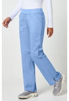Ciel Blue - Cherokee Cherokee WW Revolution Women's Scrub Pants - Left Side View