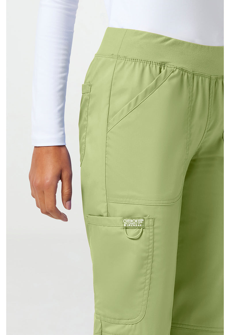 Cucumber - Cherokee Cherokee WW Revolution Women's Scrub Pants - Detail 3 View