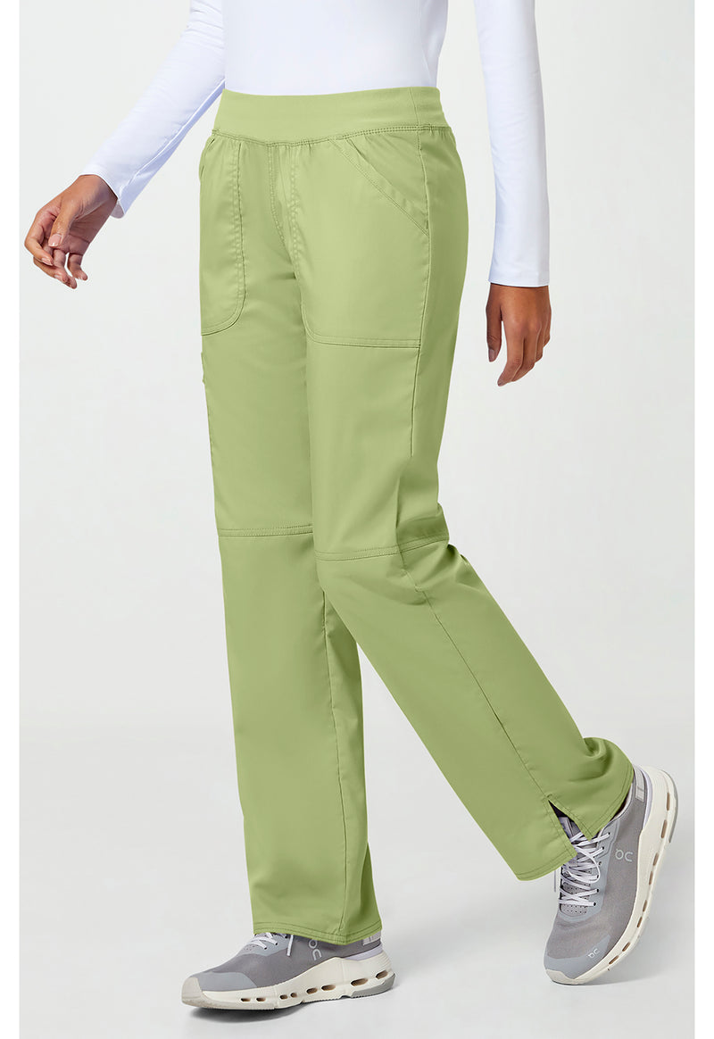 Cucumber - Cherokee Cherokee WW Revolution Women's Scrub Pants - Left Side View