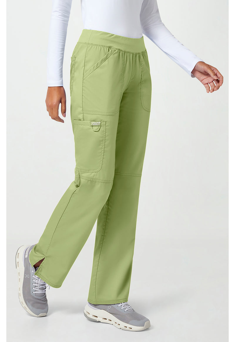 Cucumber - Cherokee Cherokee WW Revolution Women's Scrub Pants - Right Side View