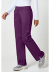 Eggplant - Cherokee Cherokee WW Revolution Women's Scrub Pants - Left Side View