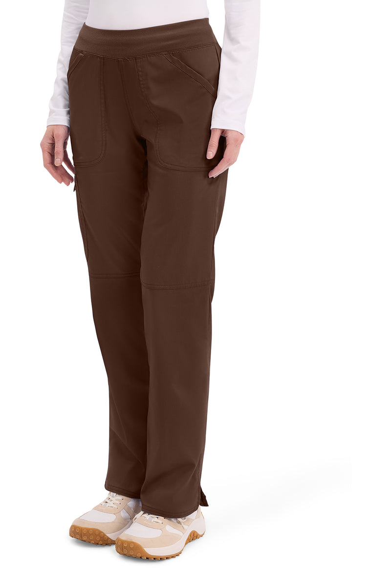 Espresso - Cherokee Cherokee WW Revolution Women's Scrub Pants - Left Side View