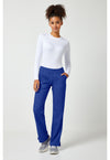 Galaxy Blue - Cherokee Cherokee WW Revolution Women's Scrub Pants - Detail 1 View