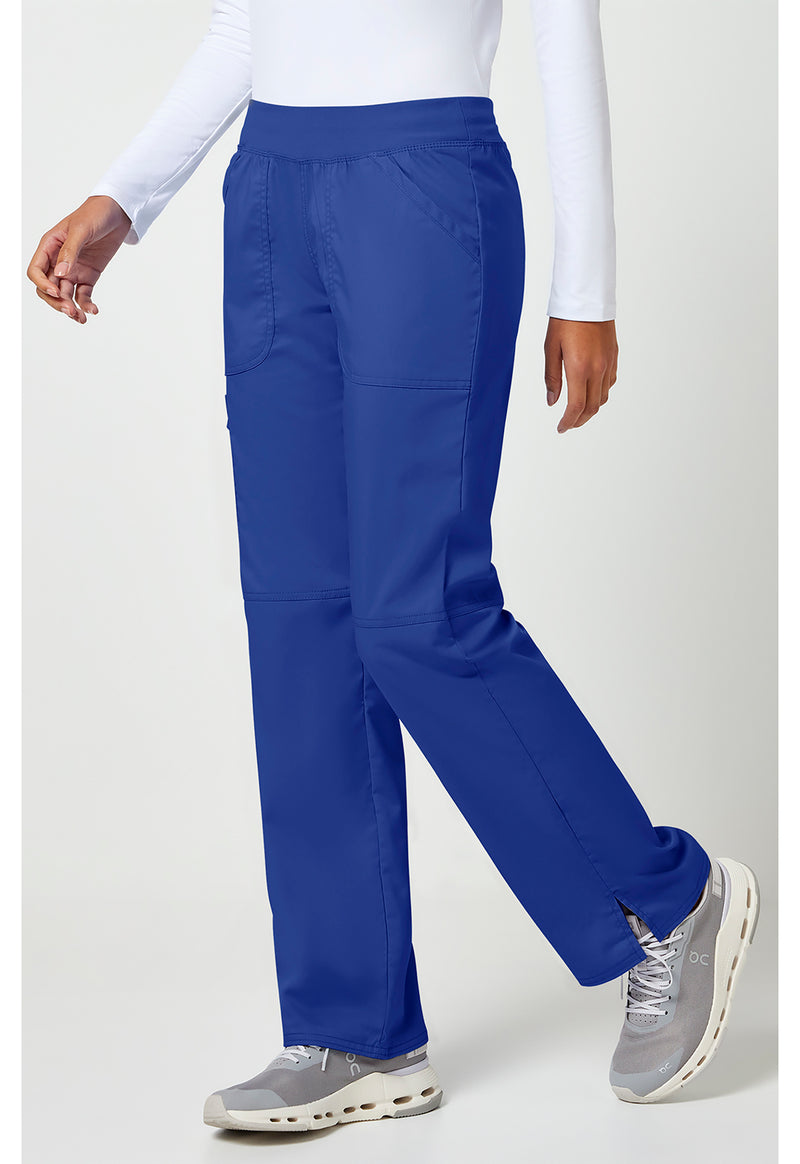 Galaxy Blue - Cherokee Cherokee WW Revolution Women's Scrub Pants - Left Side View