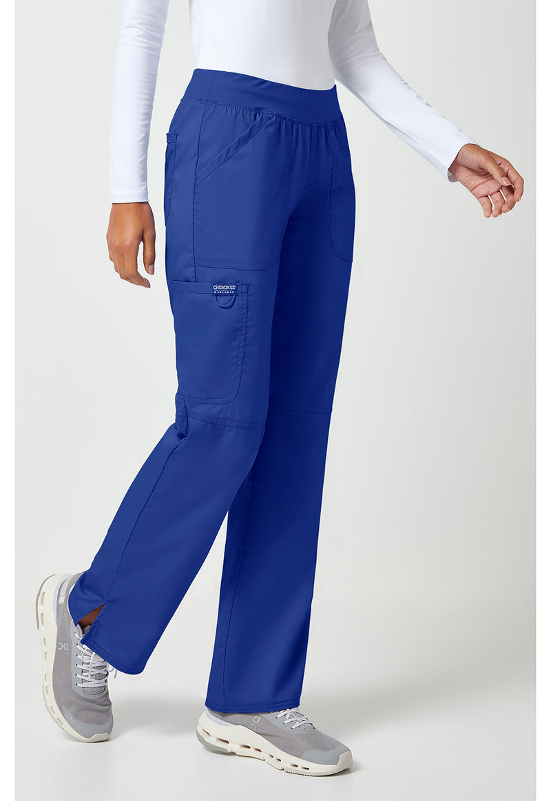 Galaxy Blue - Cherokee Cherokee WW Revolution Women's Scrub Pants - Right Side View