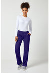 Grape - Cherokee Cherokee WW Revolution Women's Scrub Pants - Detail 1 View