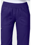 Grape - Cherokee Cherokee WW Revolution Women's Scrub Pants - Detail 2 View