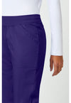 Grape - Cherokee Cherokee WW Revolution Women's Scrub Pants - Detail 4 View