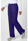 Grape - Cherokee Cherokee WW Revolution Women's Scrub Pants - Left Side View