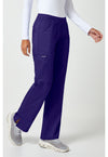 Grape - Cherokee Cherokee WW Revolution Women's Scrub Pants - Right Side View